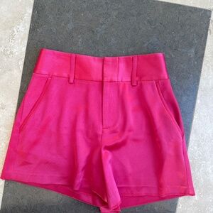 Alice and Olivia satin shorts